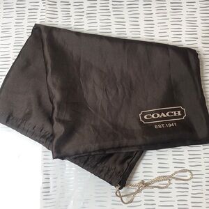 Coach dust bag brown